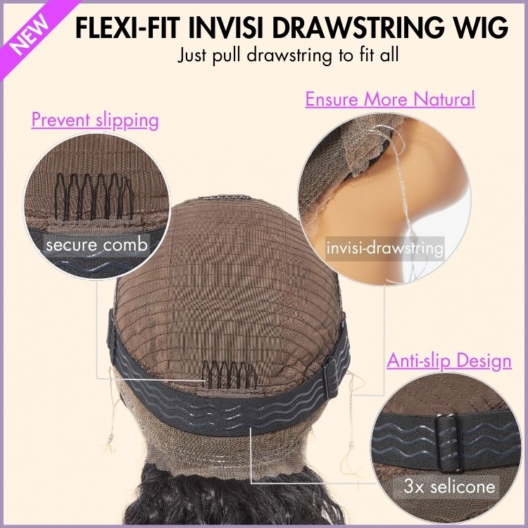 PreMax Wigs | Glueless 360 Lace Super Natural Hairline Water Wave Free Part Human Hair Wig-12