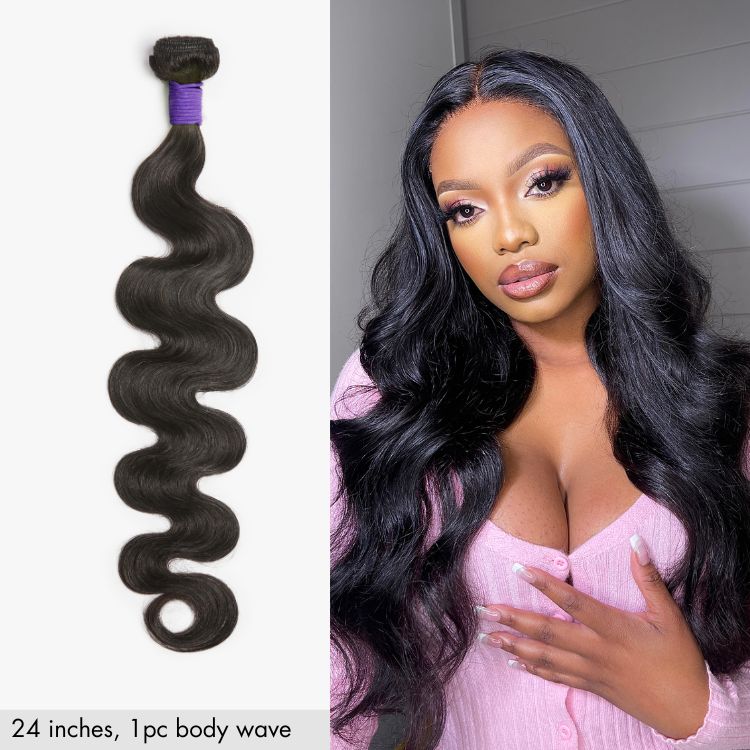 Upgraded Brazilian Hair | Straight / Body Wave 100% Virgin Human Hair Bundles 1pc / 3pcs-18