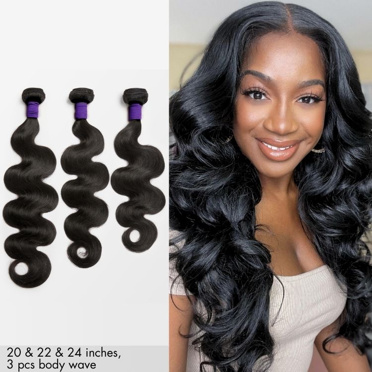 Upgraded Brazilian Hair | Straight / Body Wave 100% Virgin Human Hair Bundles 1pc / 3pcs-15