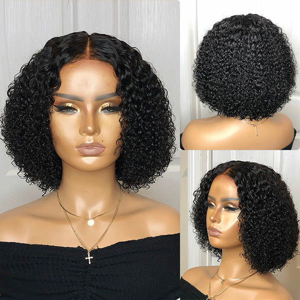 Worth | Natural Black Jerry Curly Wig 10 Inches