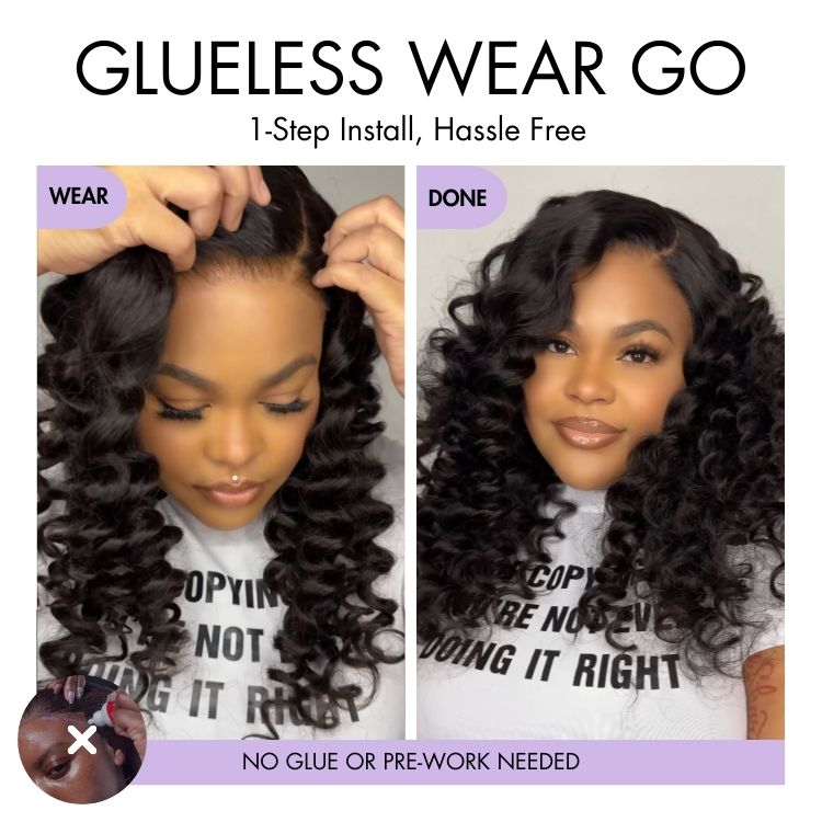 Luvme Hair PartingMax Glueless Wig Bouncy & Voluminous Wand Curls Pre-Cut 7x6 Closure HD Lace Wig