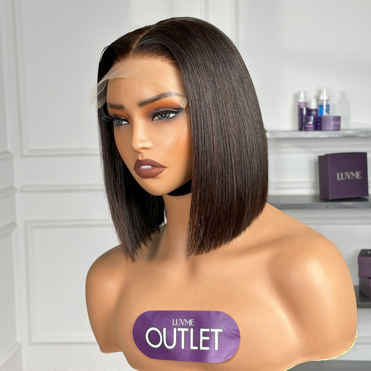 OUTLET | Put On & Go Straight Bob Minimalist HD Lace Glueless Middle Part Short Wig