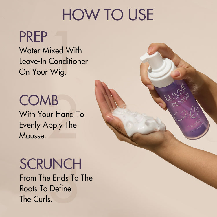 US Only | Wig Curl Mousse with Coconut Oil & Shea, Bounceable Curls, Strong Hold, Frizz Control Styling-05