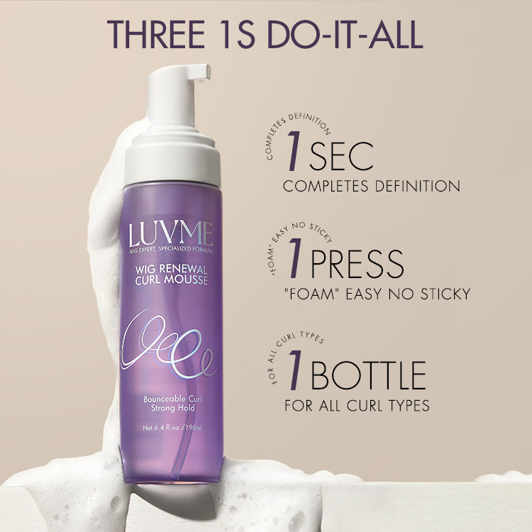 US Only | Wig Curl Mousse with Coconut Oil & Shea, Bounceable Curls, Strong Hold, Frizz Control Styling-02