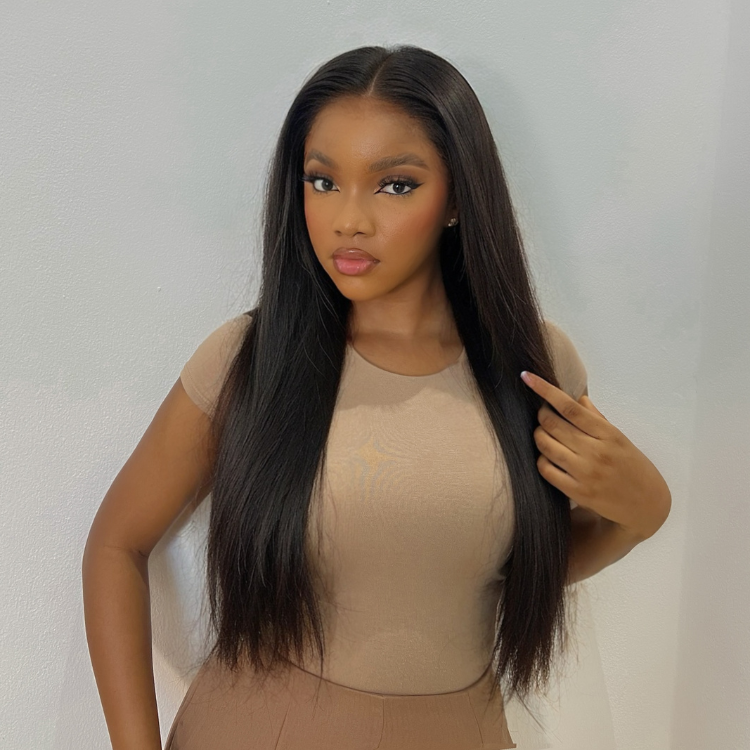 Worth | Silky Straight 13x4 Frontal Lace Glueless Long Wig 100% Human Hair-02
