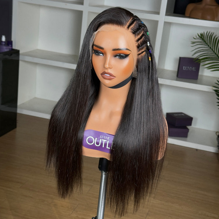 Outlet | 13*4 Full Frontal Braids Straight Lace Wig-03
