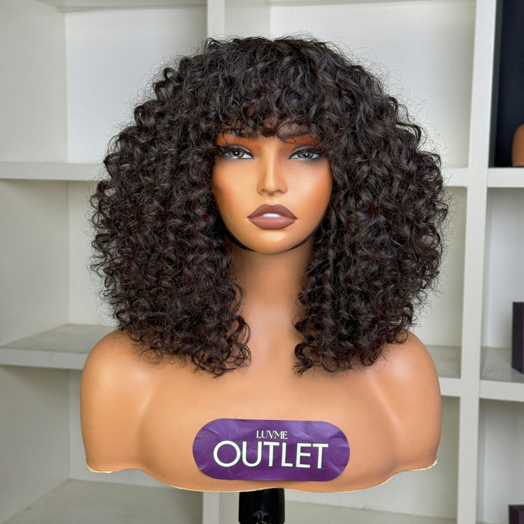 Worth | Throw On & Go Water Wave Glueless Minimalist Lace Short Wig with Curly Bangs-01