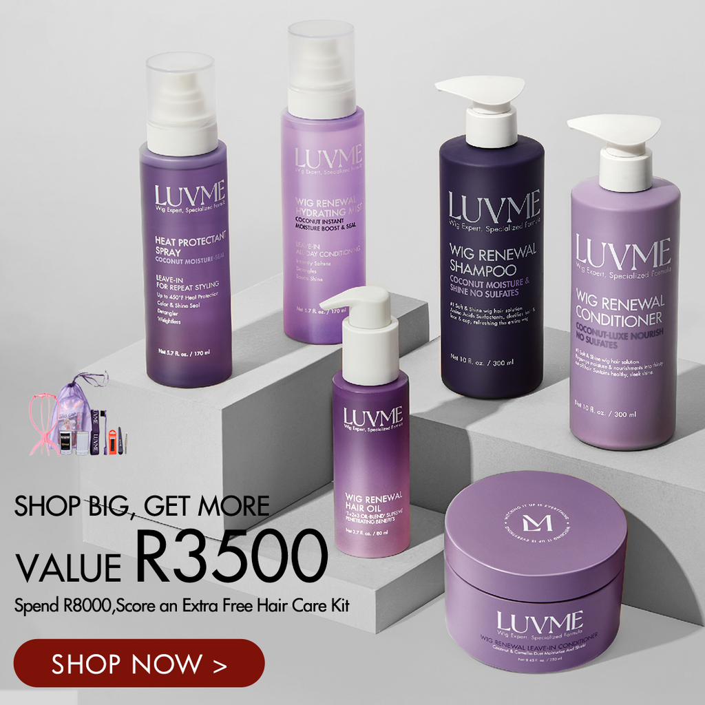 SA Only | Wig Renewal Shampoo+Conditioner+Hair Oil+Hair Spray+Leave-in Conditioner+ Hydrating Mist