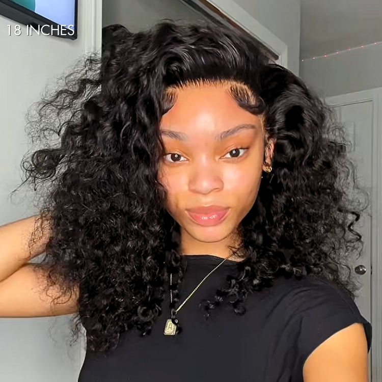 PreMax Wigs | Flexi-Fit Invisi Drawstring Cap 360 HD Lace Water Wave / Straight Long Wig Pre-Cut Lace-10