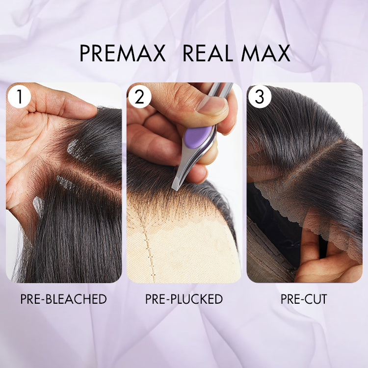 Worth I Brown Highlights Silky Blunt Cut Bob Snugfit Glueless Minimalist HD Lace Wig Pre-Cut Lace-05