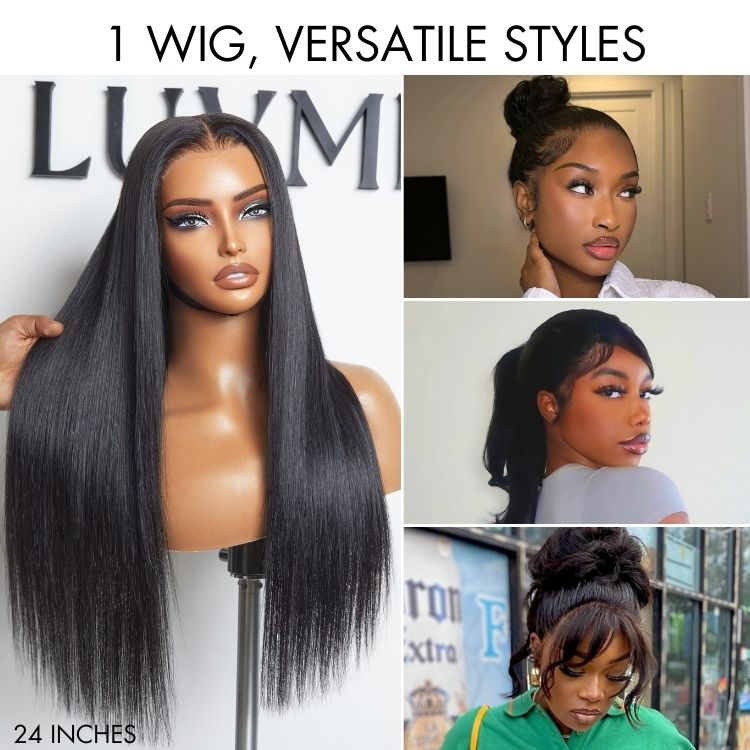 PreMax Wigs | Flexi-Fit Invisi Drawstring Cap 360 HD Lace Water Wave / Straight Long Wig Pre-Cut Lace-08