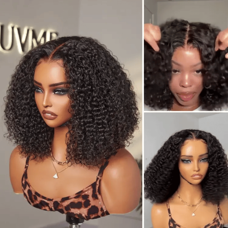 Go Natural Ease | Soft Kinky Curly Glueless 5x5 Closure HD Lace Wig Ready to Go-11