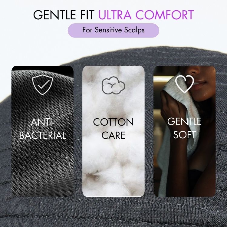 Exclusive Sale | Throw On & Go Short Cut with Bangs Wig Ultra Comfort Cotton Cap Glueless Wig Hair Loss Friendly-04