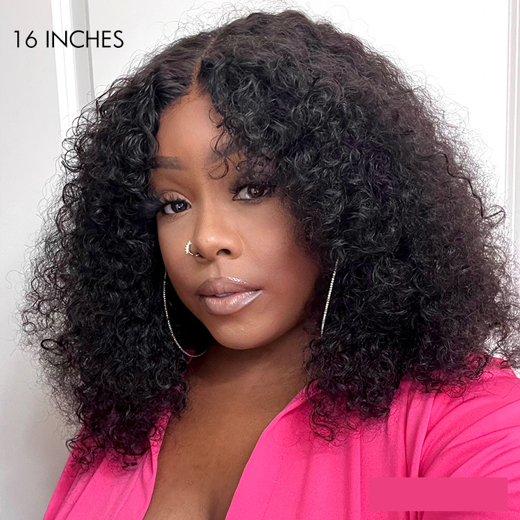 Worth | Natural Black Jerry Curl Wig Glueless Lace Wig-01