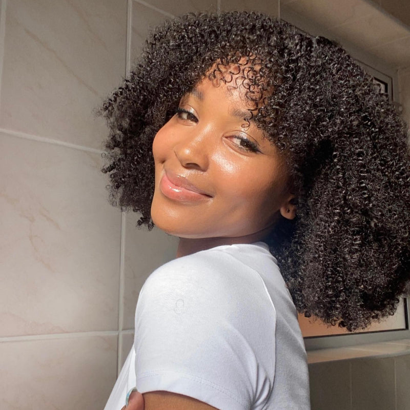 Outlet | ReadytoGo Jerry Curl Glueless Short Wig With Bangs-02