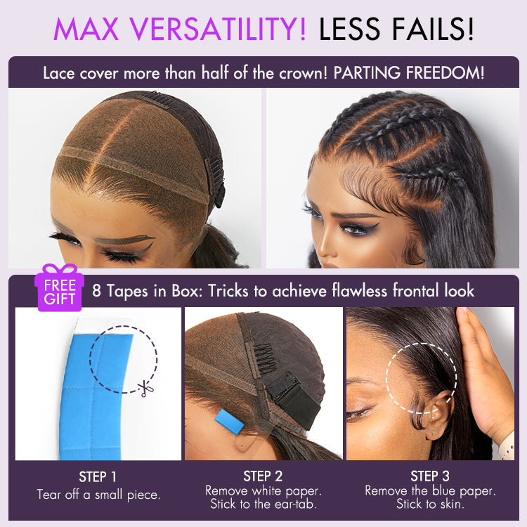 PreMax 2.0 Wigs - Nature Max Loose Body Wave Ear-to-ear Glueless 13x6 Frontal HD Lace C Part Wig-05