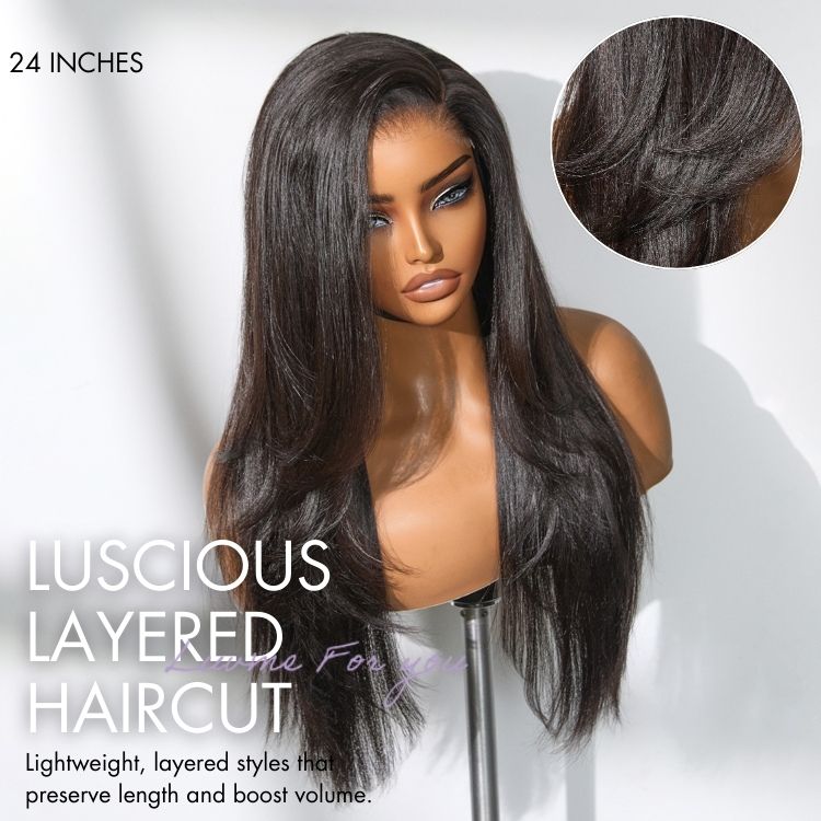 Worth |  All-Day Comfort™ Wig Layered Light Yaki Straight Glueless 7x6 Closure HD Lace Wig Pre-Cut Lace-05