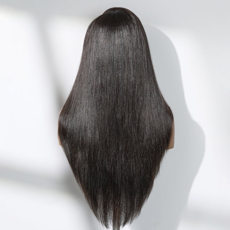 Worth |  All-Day Comfort™ Wig Layered Light Yaki Straight Glueless 7x6 Closure HD Lace Wig Pre-Cut Lace-07