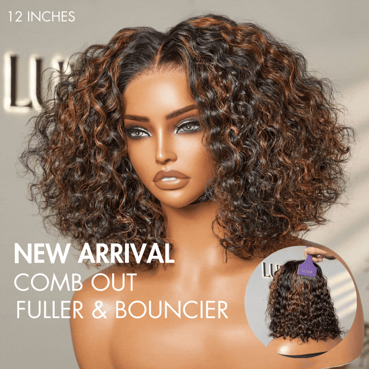 [kamo_leslie]'s Special Link PreMax Wigs | Highlight Brown 180% Density Deep Wave 4x4 Closure Lace Wig Middle Part 100% Human Hair-03