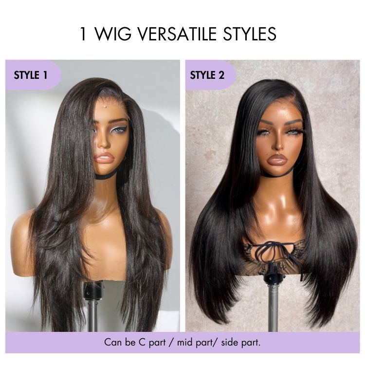 Worth |  All-Day Comfort™ Wig Layered Light Yaki Straight Glueless 7x6 Closure HD Lace Wig Pre-Cut Lace-04