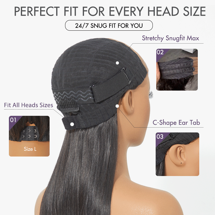 Blonde Highlight Short Layered Bob Wig Glueless 5x5 Closure Pre-Cut Lace Wig All Head Sizes Fit Cap-06