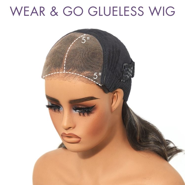 [Morgantasneem]'s Special Link-Blonde Highlight Short Layered Bob Wig Glueless 5x5 Closure Pre-Cut Lace Wig All Head Sizes Fit Cap-08