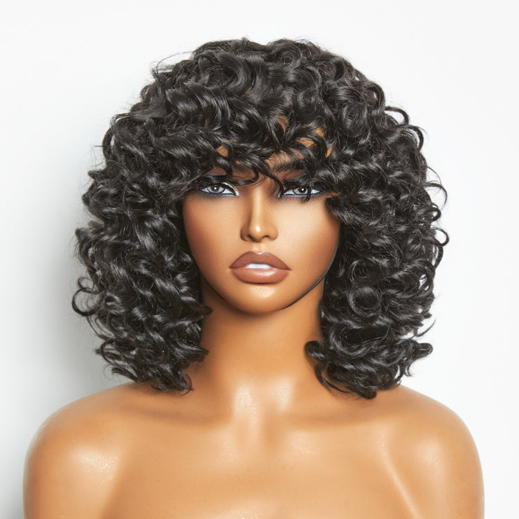 Worth | Water Wave With Bang No Lace 10 inches Wig-01