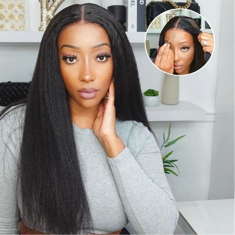 Worth I Luvme Hair Yaki Straight 13x5 Closure HD Lace Glueless Long Wig Pre-Cut Lace-01