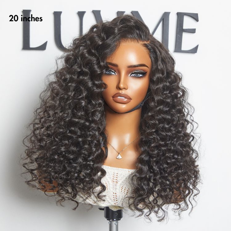 Worth I Luvme Hair Glueless Wig Water Wave 5x5 Closure Lace 100% Human Hair Wig-01