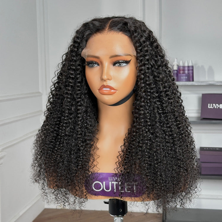 OUTLET | Kinky Curly Glueless 5x5 Closure Lace Wig HD Lace-01
