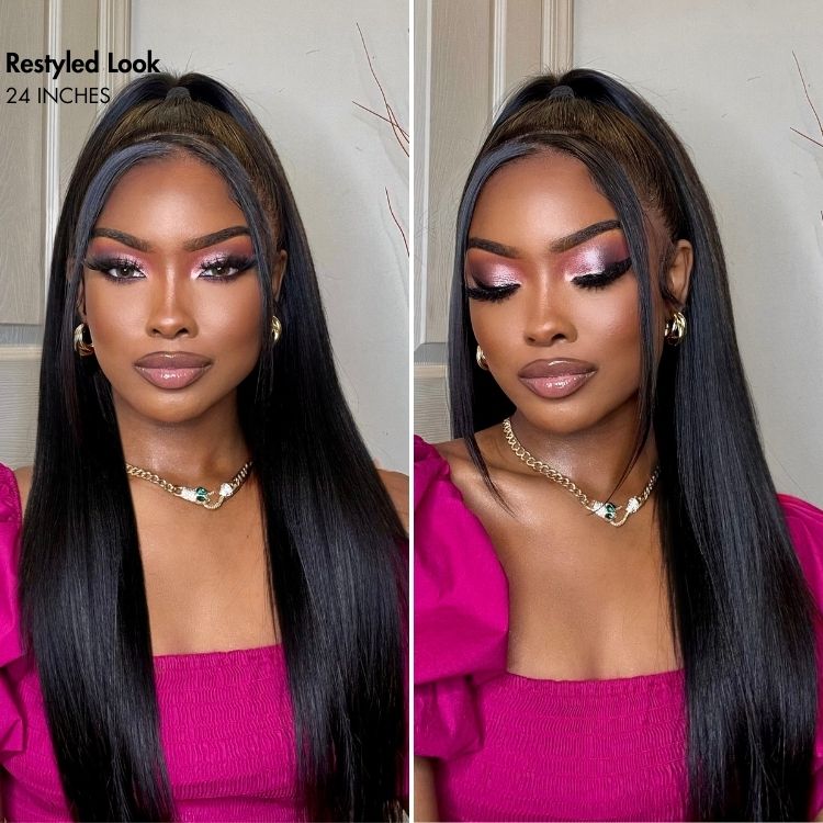 Luvme All-Day Comfort™ Wig 200% Density Bone Straight Glueless 7x6 Closure HD Lace Human Hair Wig Pre-Cut Lace-07
