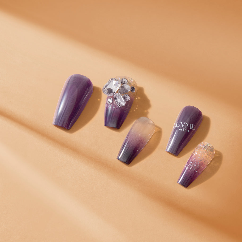 Free Gift 24pcs LUVME Reusable Pop-on Nails-02