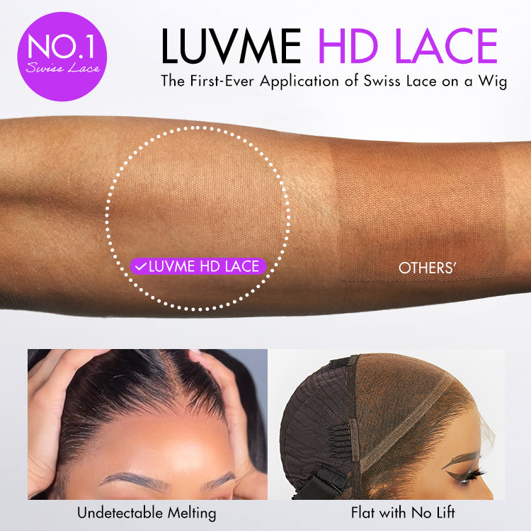 Special ReadytoGo Mature Bouncy Left C Part Loose Wave Glueless Minimalist HD Lace Wig-05