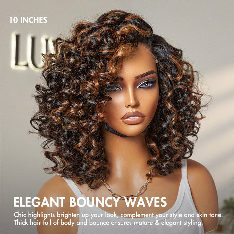 ReadytoGo Mature Bouncy Left C Part Loose Wave Glueless Minimalist HD Lace Wig-05