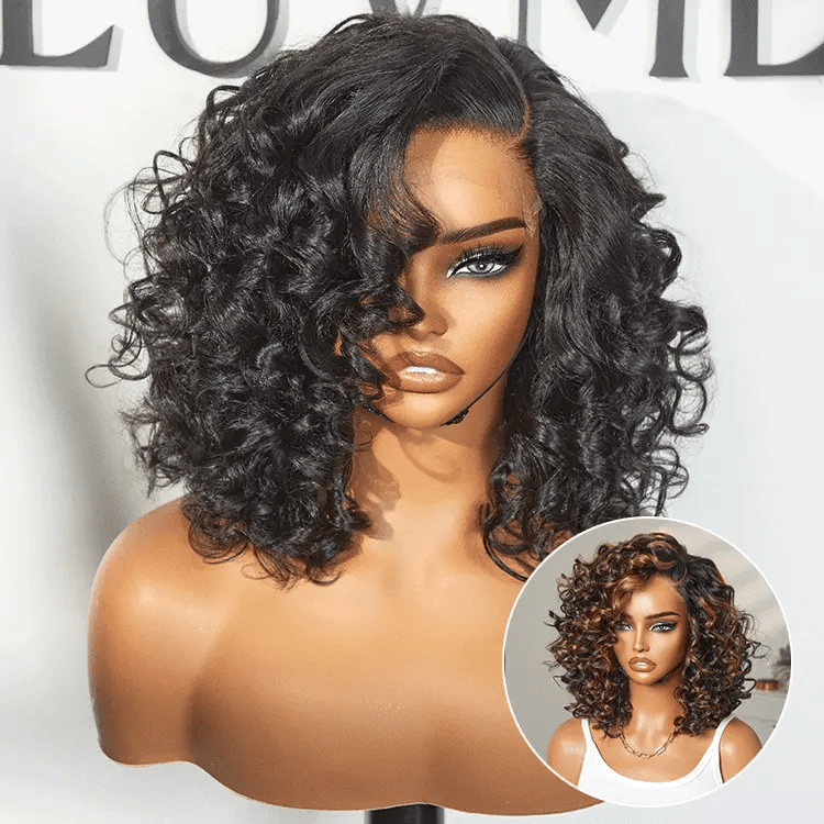 ReadytoGo Mature Bouncy Left C Part Loose Wave Glueless Minimalist HD Lace Wig-01