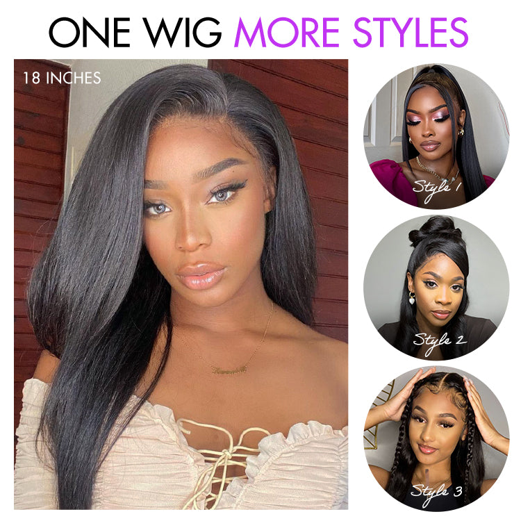 [zenandefunani]'s Special Link PreMax Wigs - Flexi-Fit Silky Straight Invisi Drawstring Cap & HD Lace & Regular Lace Glueless 13x4 Frontal Lace Human Hair Wig Pre-Cut Lace-07
