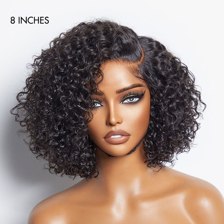 ReadytoGo Trendy Short Cut Curly Glueless HD Lace Wig-09