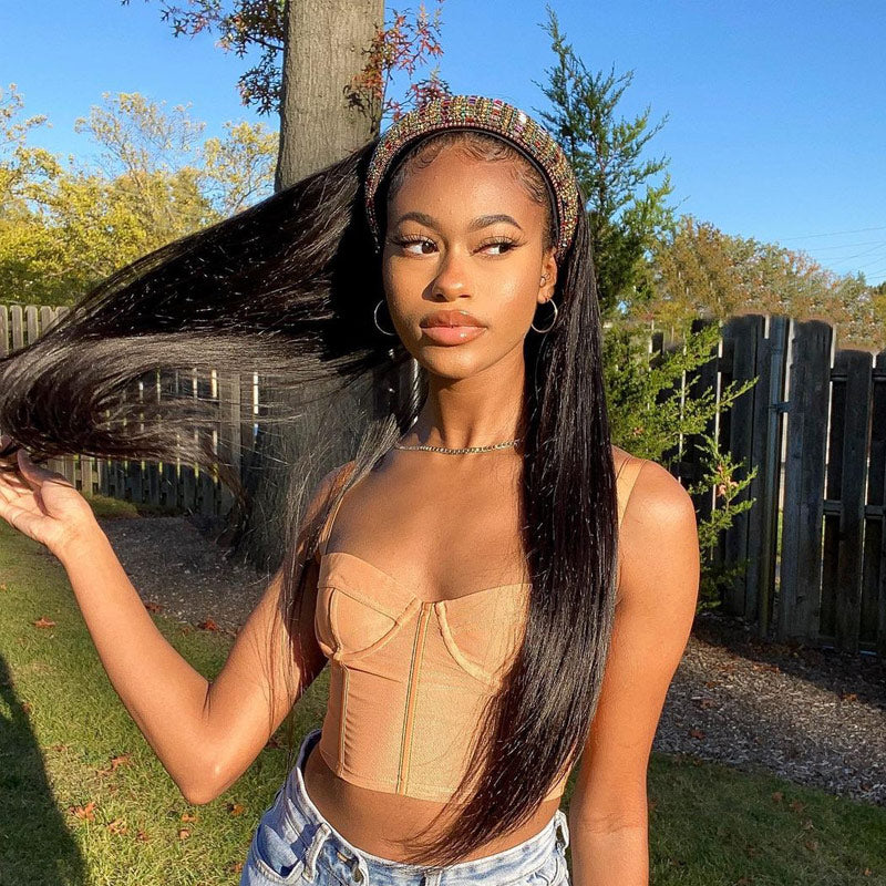 Worth |Super Hot Brazilian Long Hair Wig 100% Human Hair-02