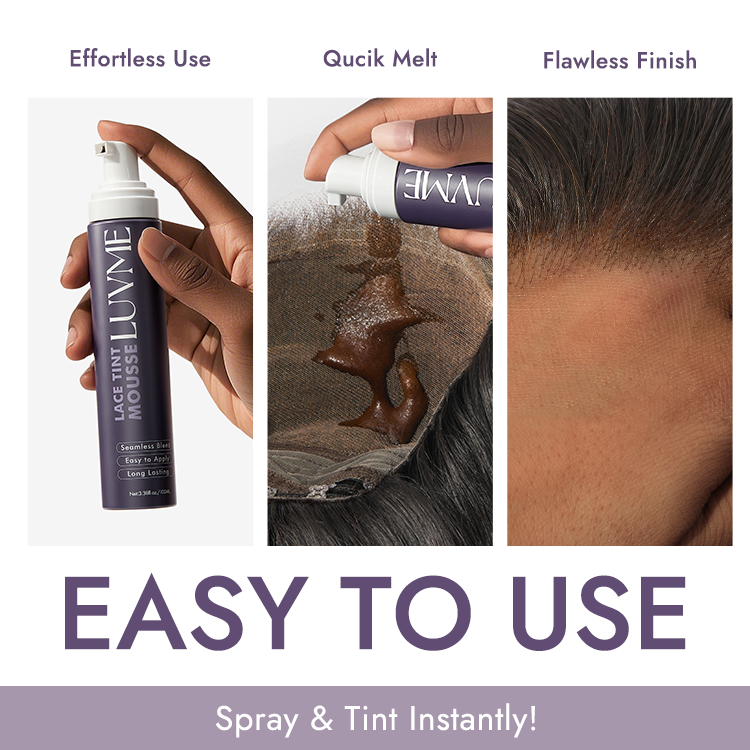 SA Only - 1pc Dark Brown Lace Tint Mousse for Wig Melt-04
