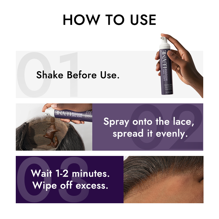 SA Only - 1pc Dark Brown Lace Tint Mousse for Wig Melt-06