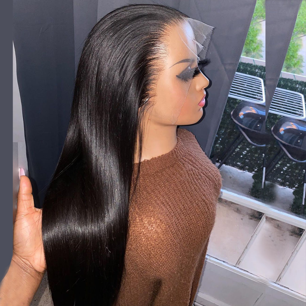 Undetectable Invisible Straight Frontal Lace Wig | REAL HD LACE-01