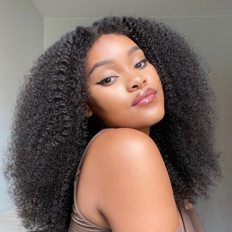 Worth | Ready to Go Side Part Afro Glueless 4x4 Closure Lace Wig Light Weight-06