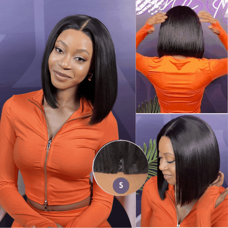 [Ndumie__z]'s Special Link-Luvme All-Day Comfort™ Wig | Natural Black / Honey Blonde Highlight 200% Density ReadytoGo Super Double Drawn 4x4 Lace Wig Pre-cut Lace-02