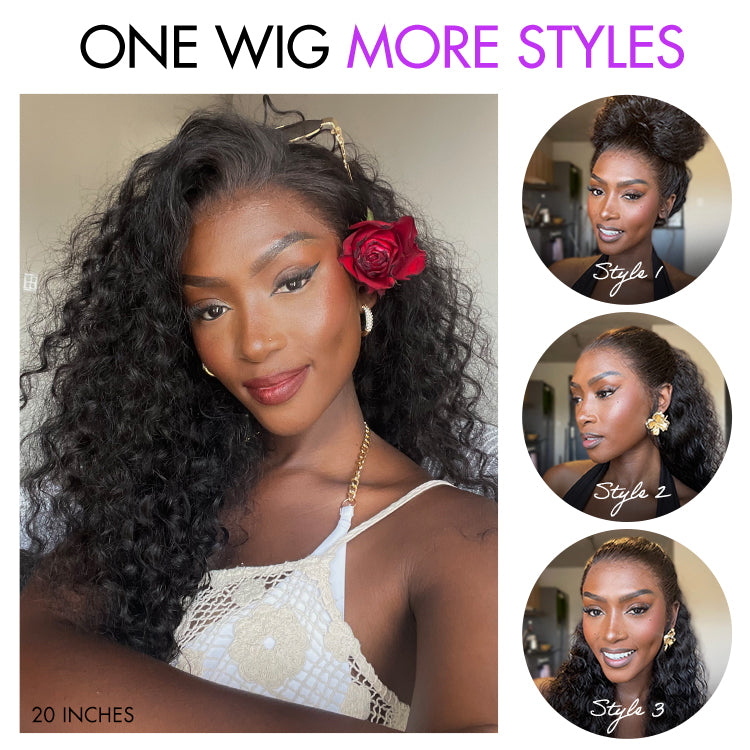 Worth | Water Wave 360 Lace Flexi-Fit Invisi Drawstring Cap Long Wig 100% Human Hair Pre-bleached & Pre-plucked & Pre-Cut Lace-08