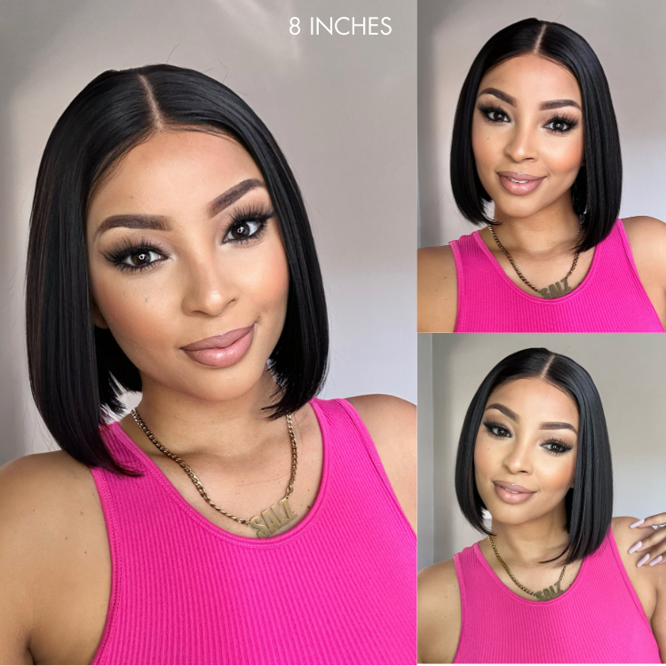 Budget-friendly ReadytoGo Silky Straight Glueless 4x4 Closure Lace Wig Middle Part-05