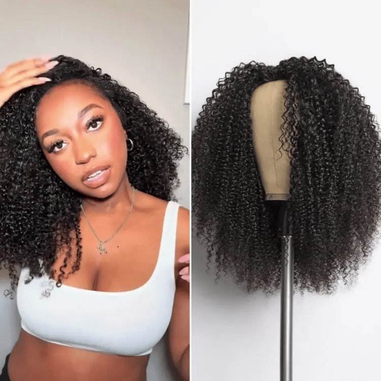 [_zeey_m]'s Special Link Natural Textured | 3-In-1 Half Wig 250% Density Kinky Curly Glueless Flexi-Fit Drawstring Wig-05