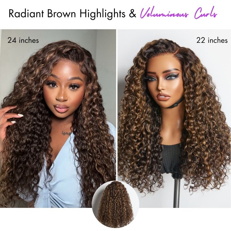 Luvme All-Day Comfort™ Wig PartingMax Brown Highlights Funmi Curly 7x6 Closure HD Lace Glueless Wig Pre Cut Lace-03