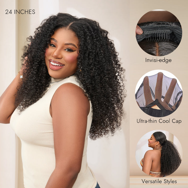 [_zeey_m]'s Special Link Natural Textured | 3-In-1 Half Wig 250% Density Kinky Curly Glueless Flexi-Fit Drawstring Wig-03
