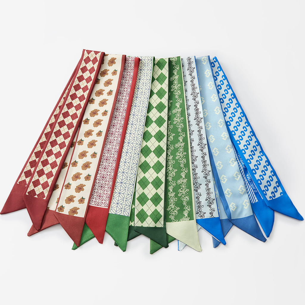 Free Gift LUVME Elegant Souvenir Small Silk Scarf - Delicate, Stylish, and Perfect for Every Occasion-06