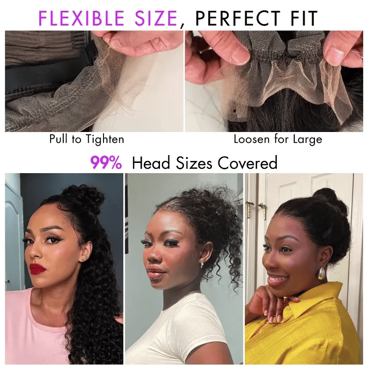 PreMax Wigs | Glueless 360 Lace Super Natural Hairline Water Wave Free Part Human Hair Wig-03
